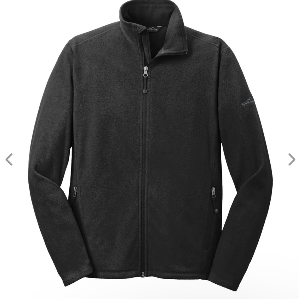 Eddie Bauer black fleece‎ jacket size L
